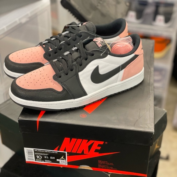 air jordan 1 coral and black